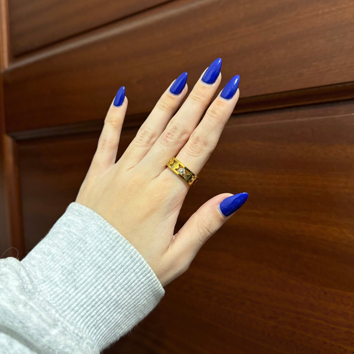 Anel Golden Clover
